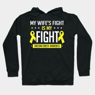 My Wife Sarcoma Cancer Awareness Hoodie